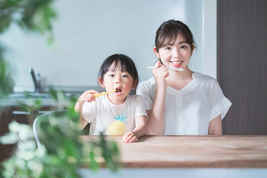 お子様の一生涯の歯を守る習慣